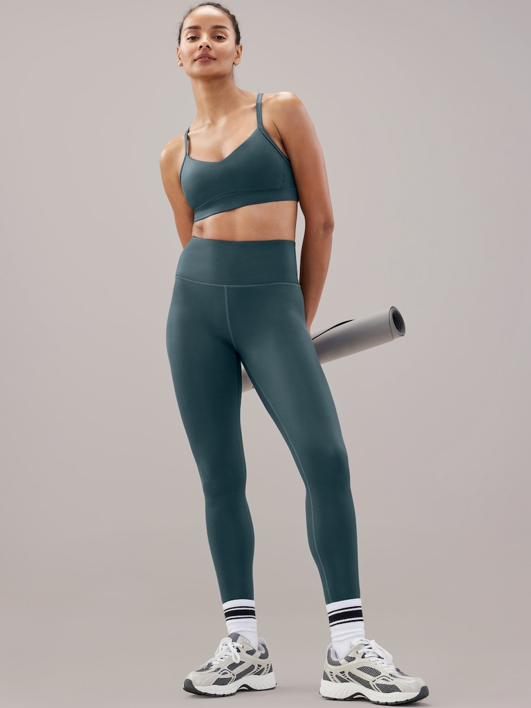 Elation High Rise Matte Foil Shine 7/8 Legging