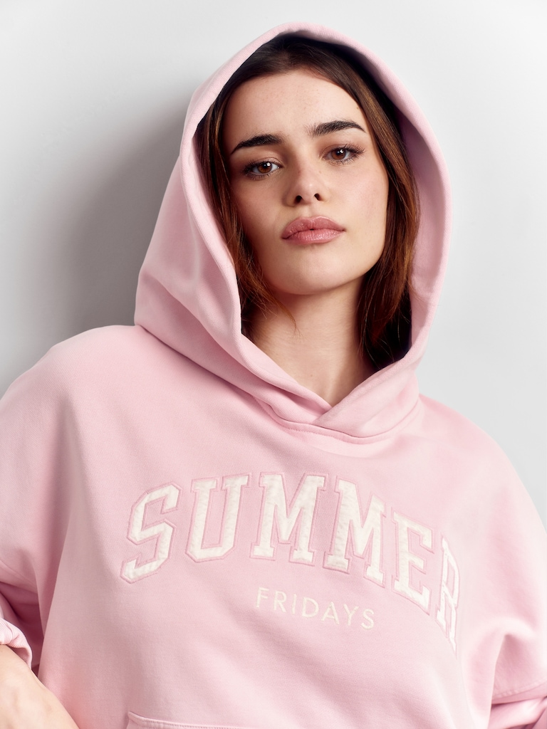 Gap × Summer Fridays Heavyweight Oversized Logo Hoodie