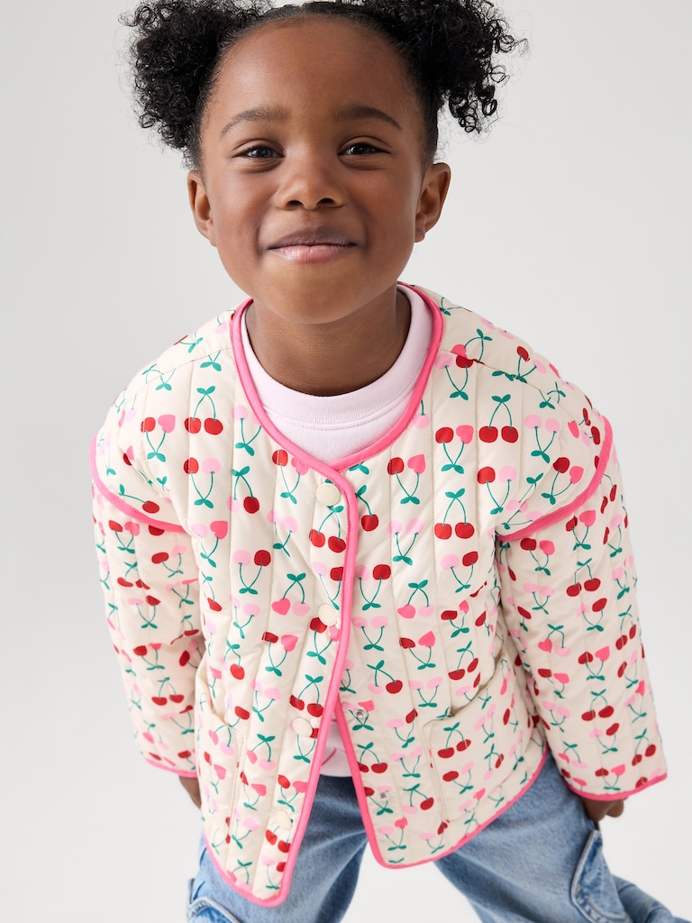 babyGap Print Quilted Jacket