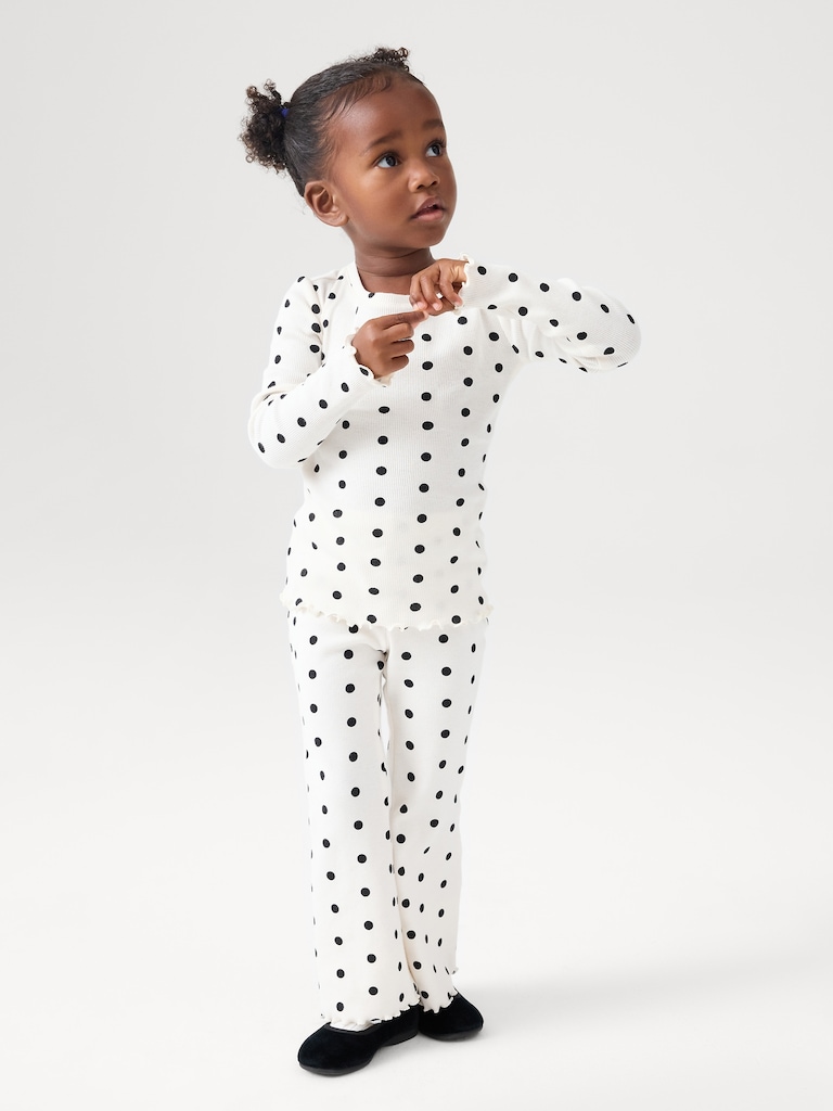 babyGap Pull-On Ribbed Flare Leggings