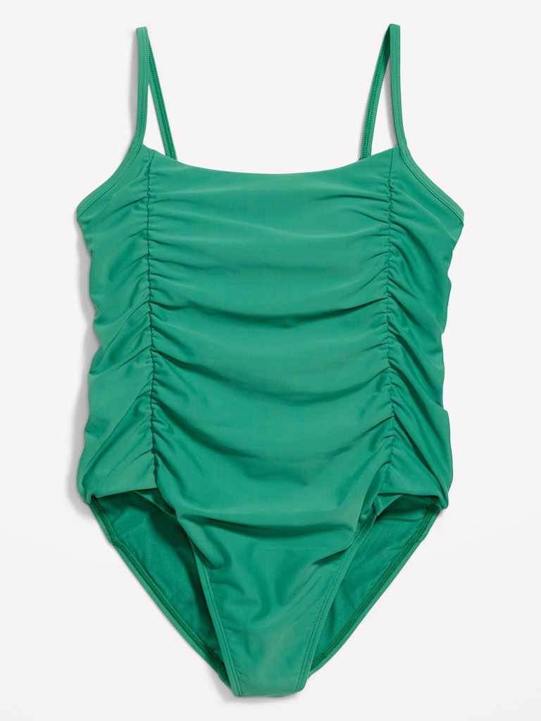 Ruched One-Piece Swimsuit