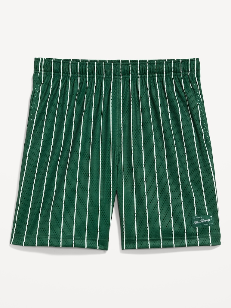 Baggy Mesh Shorts -- 6-inch inseam