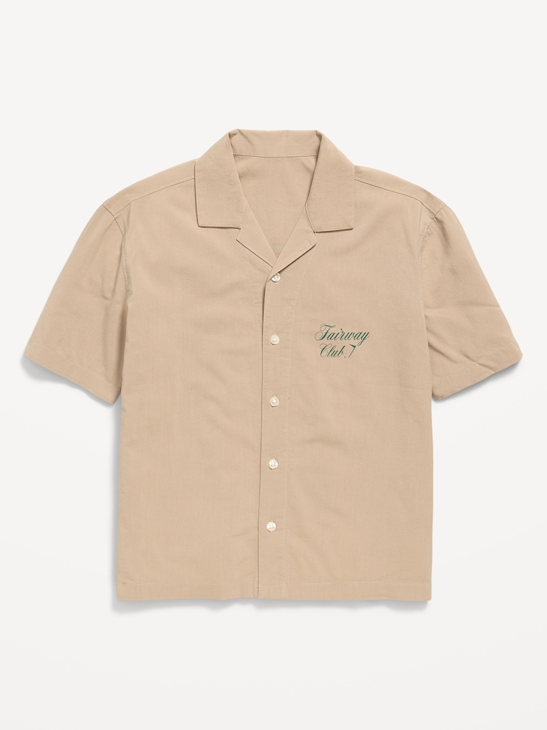 Short-Sleeve Boxy Graphic Shirt for Boys