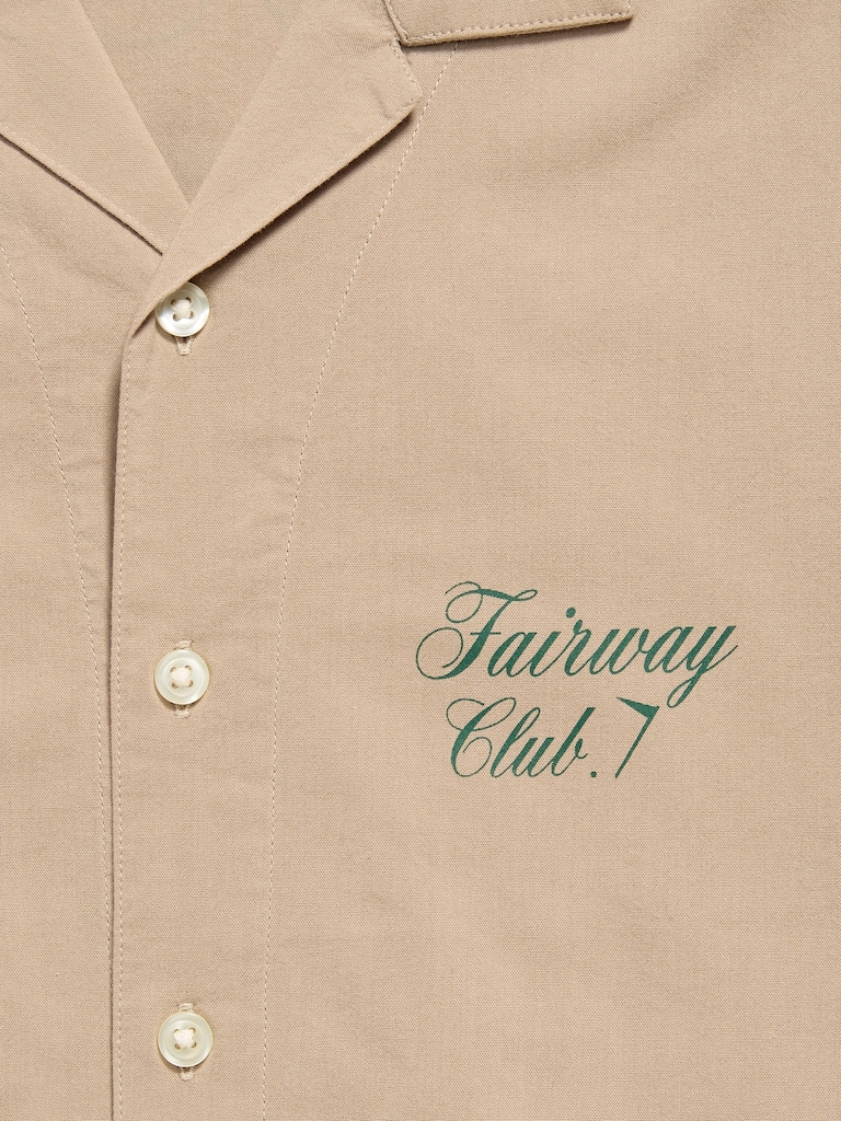 Short-Sleeve Boxy Graphic Shirt for Boys