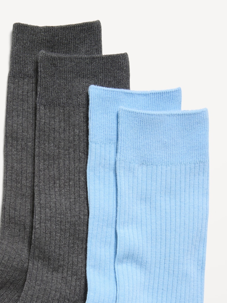 Dress Crew Socks 2-Pack