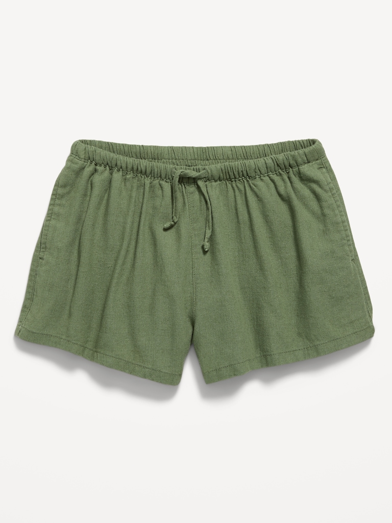 Linen-Blend Shorts for Girls