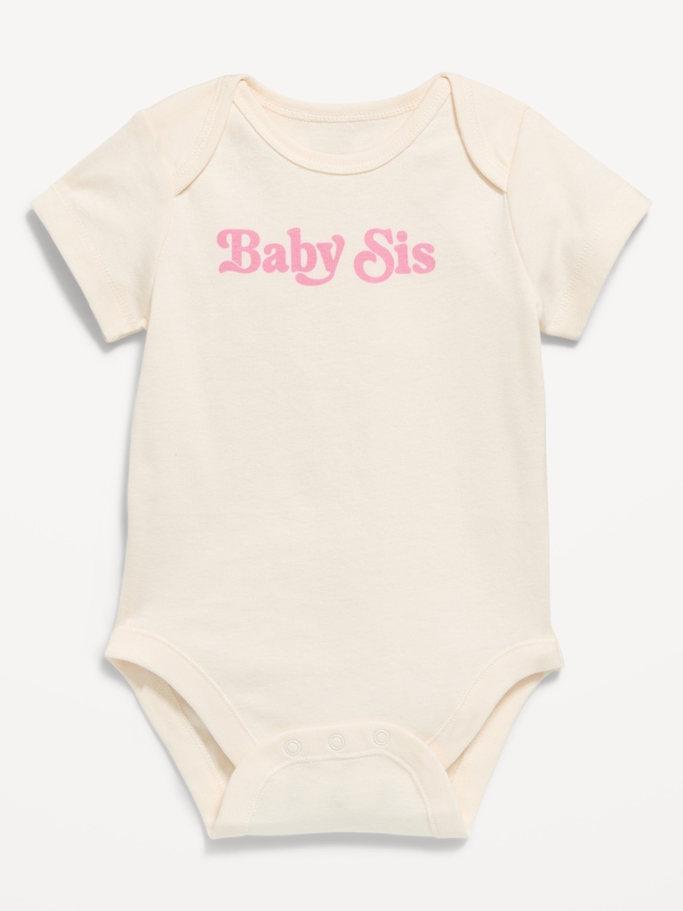 Short-Sleeve Graphic Bodysuit for Baby
