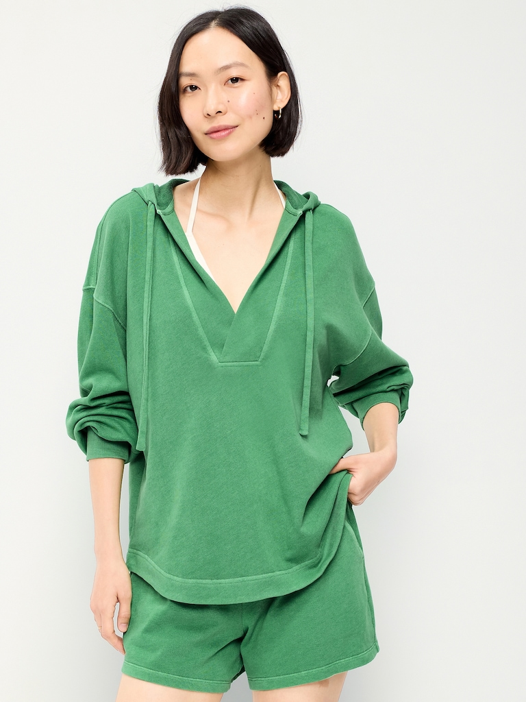 Oversized Tunic Beach Hoodie