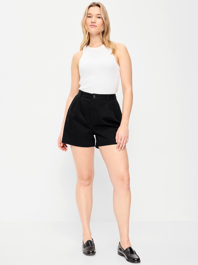High-Waisted OGC Chino Shorts -- 4-inch inseam