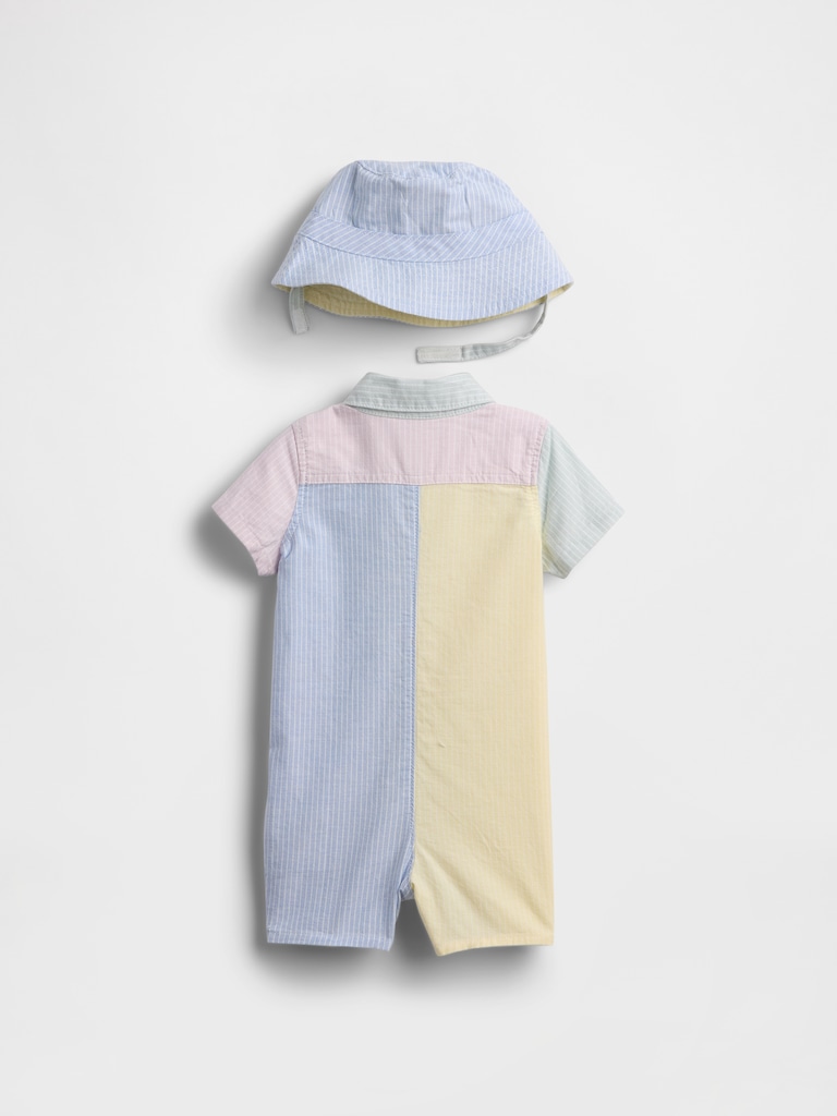 Baby Oxford Shorty Outfit Set