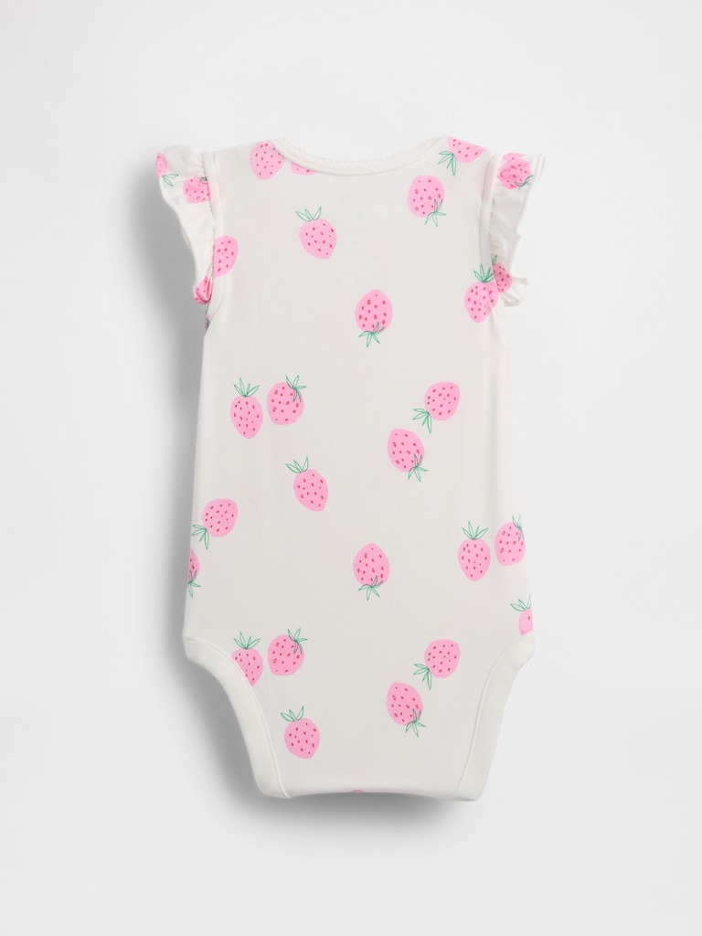 Baby First Favorites Flutter-Sleeve Bodysuit