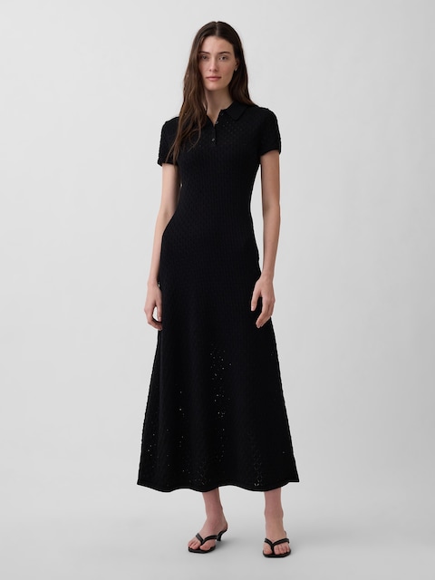 Robe Noire Femme GAP - Taille 12 - Longue, Coupe Loose - Occasion En Très Bon état