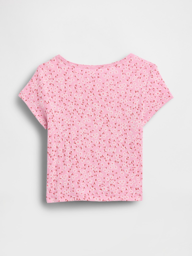 Baby & Toddler Pointelle Rib T-Shirt