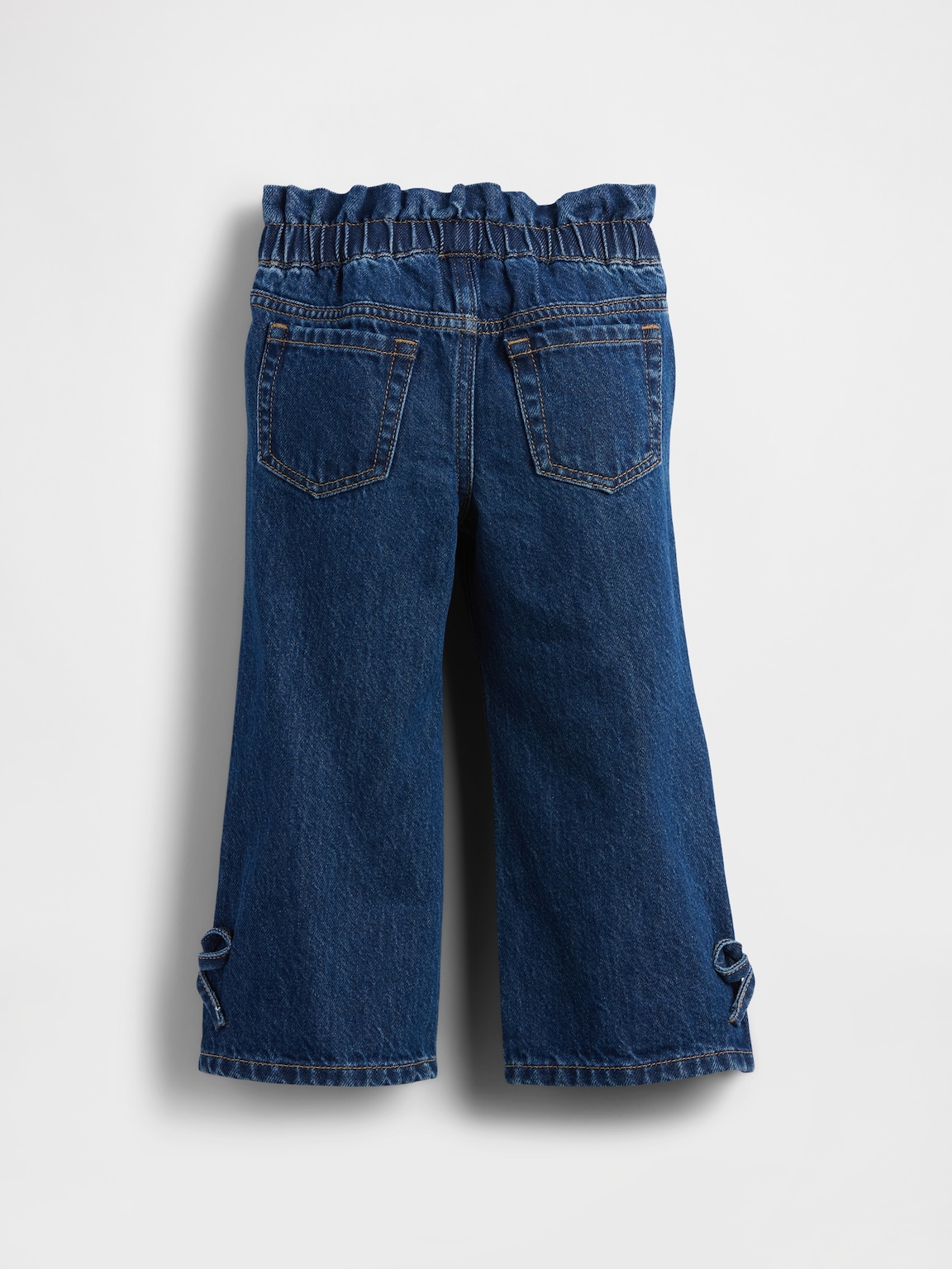 Baby & Toddler Bow Split-Hem Stride Jeans