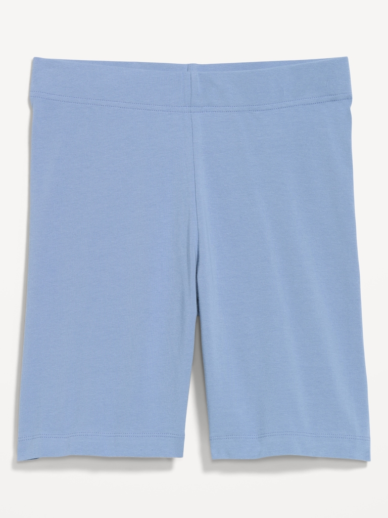 High-Waisted Biker Shorts -- 8-inch inseam