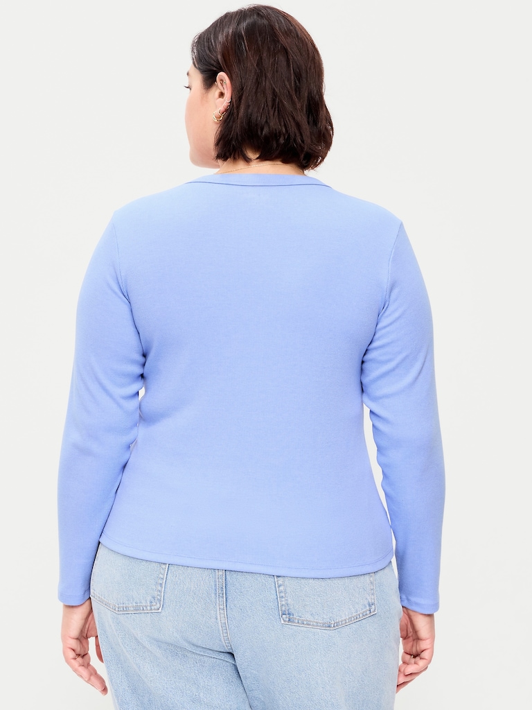 Snug Long-Sleeve Crew-Neck T-Shirt