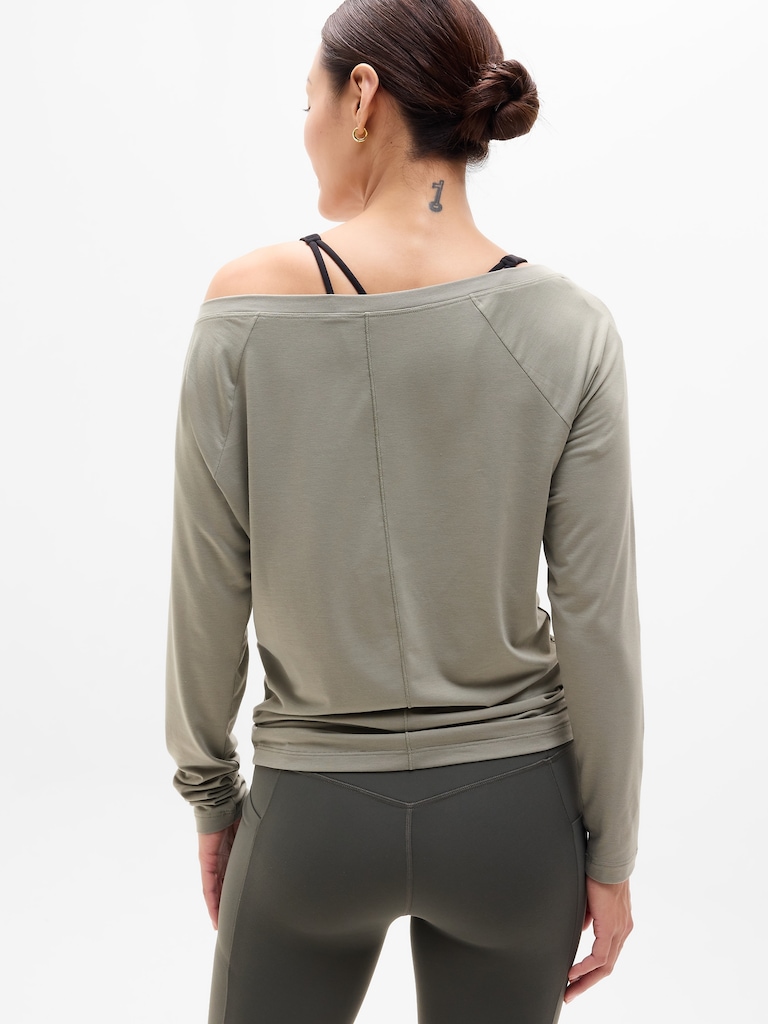 Move With Ease Off The Shoulder Top