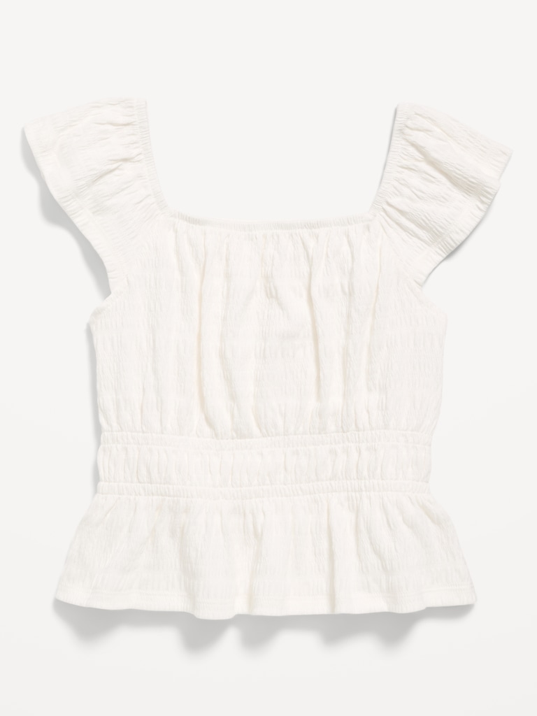Ruffled Smocked Top for Girls