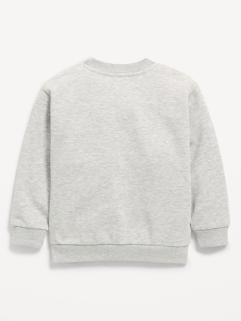Oversized Long-Sleeve Graphic Sweatshirt for Toddler Boys