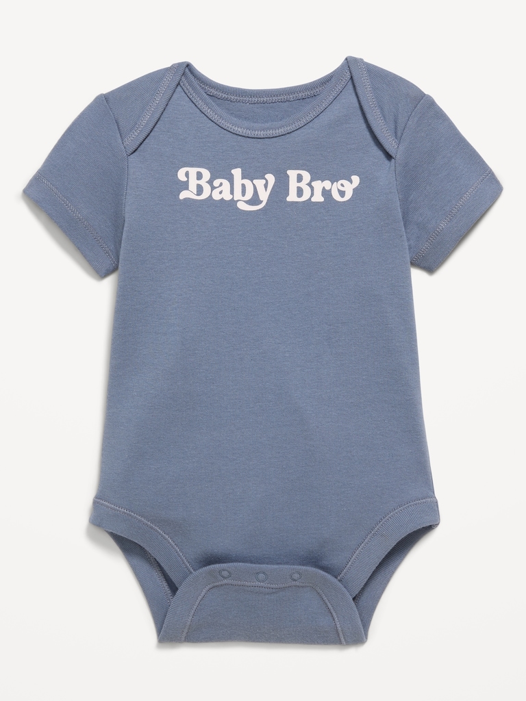 Short-Sleeve Graphic Bodysuit for Baby