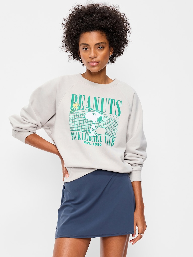 Peanuts™ Oversized Raglan Sweatshirt