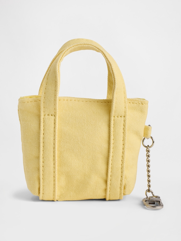 Logo Tote Keychain Charm