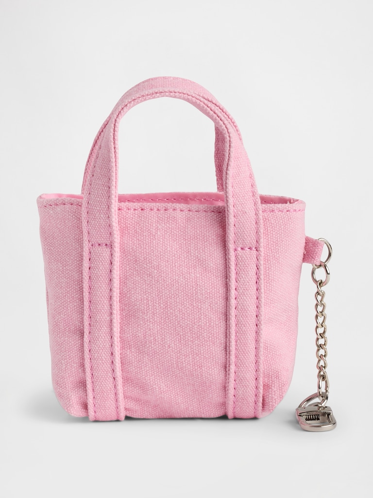 Logo Tote Keychain Charm