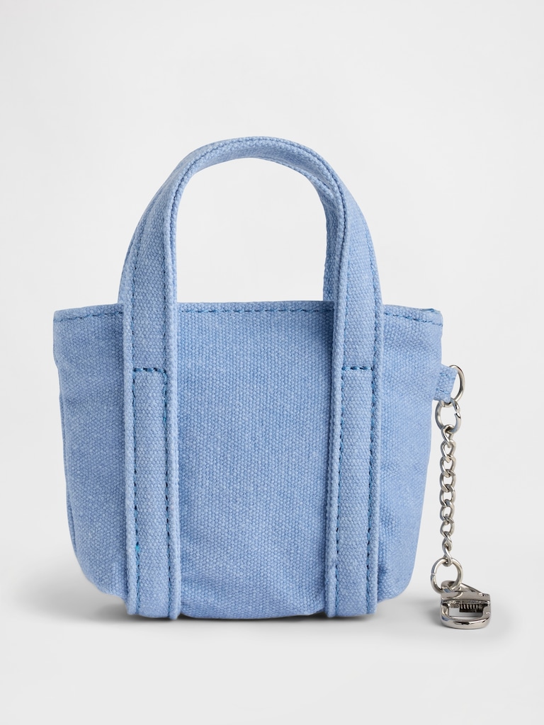 Logo Tote Keychain Charm