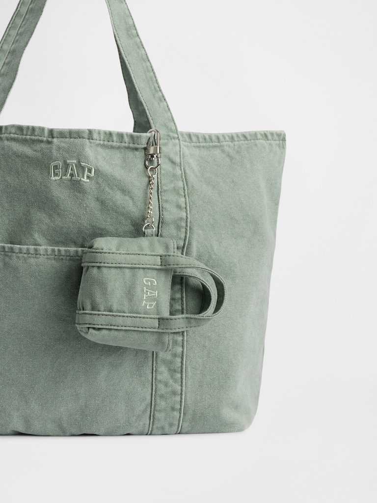 Logo Tote Keychain Charm