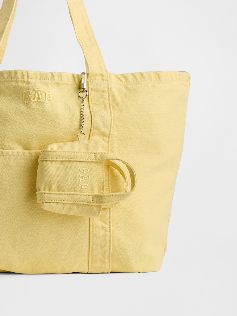 Logo Tote Keychain Charm