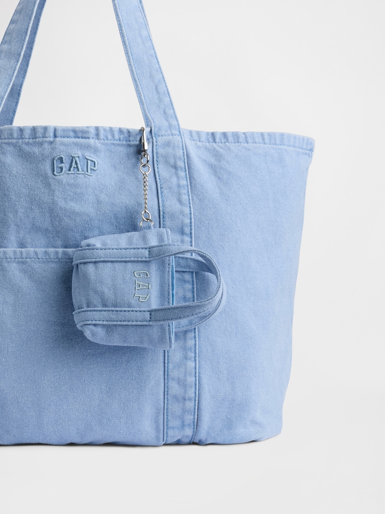 Logo Tote Keychain Charm