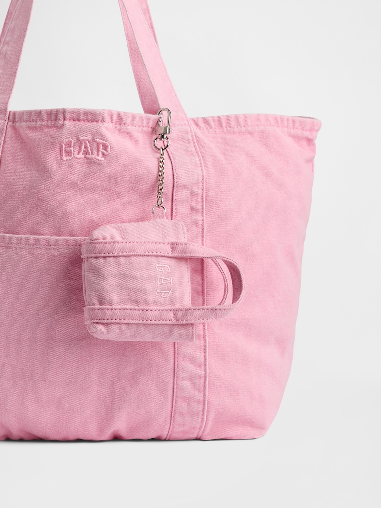 Logo Tote Keychain Charm