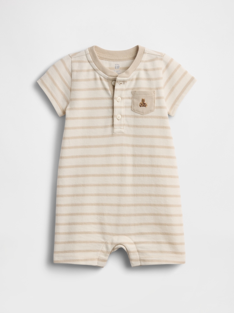 Baby Henley Shorty One-Piece