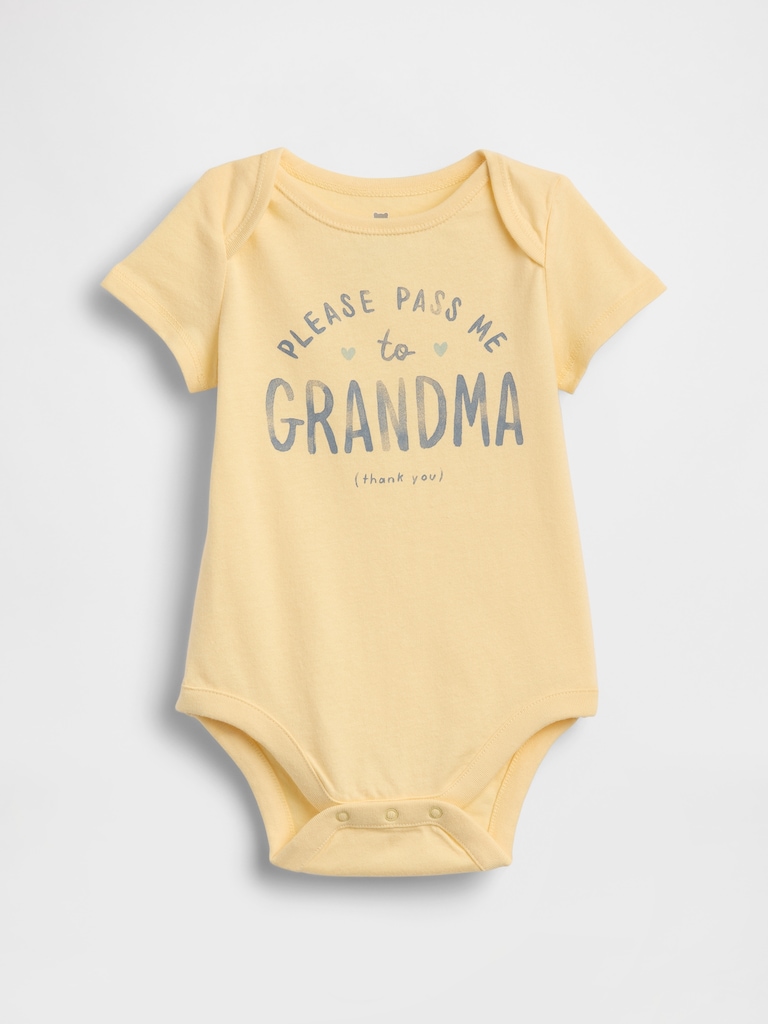 Baby First Favorites Organic Cotton Graphic Bodysuit