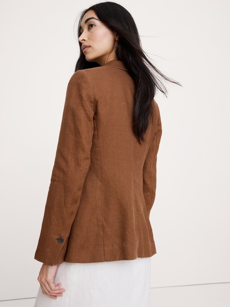 Slim Linen Blazer