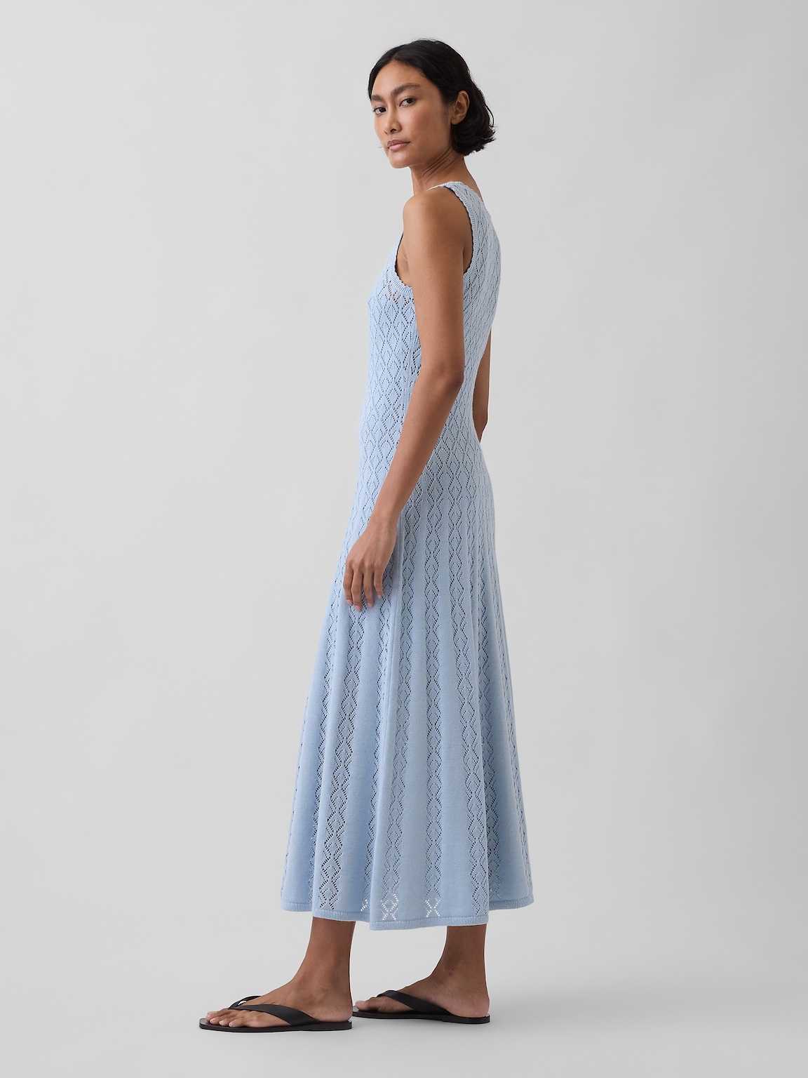 Pointelle Maxi Dress