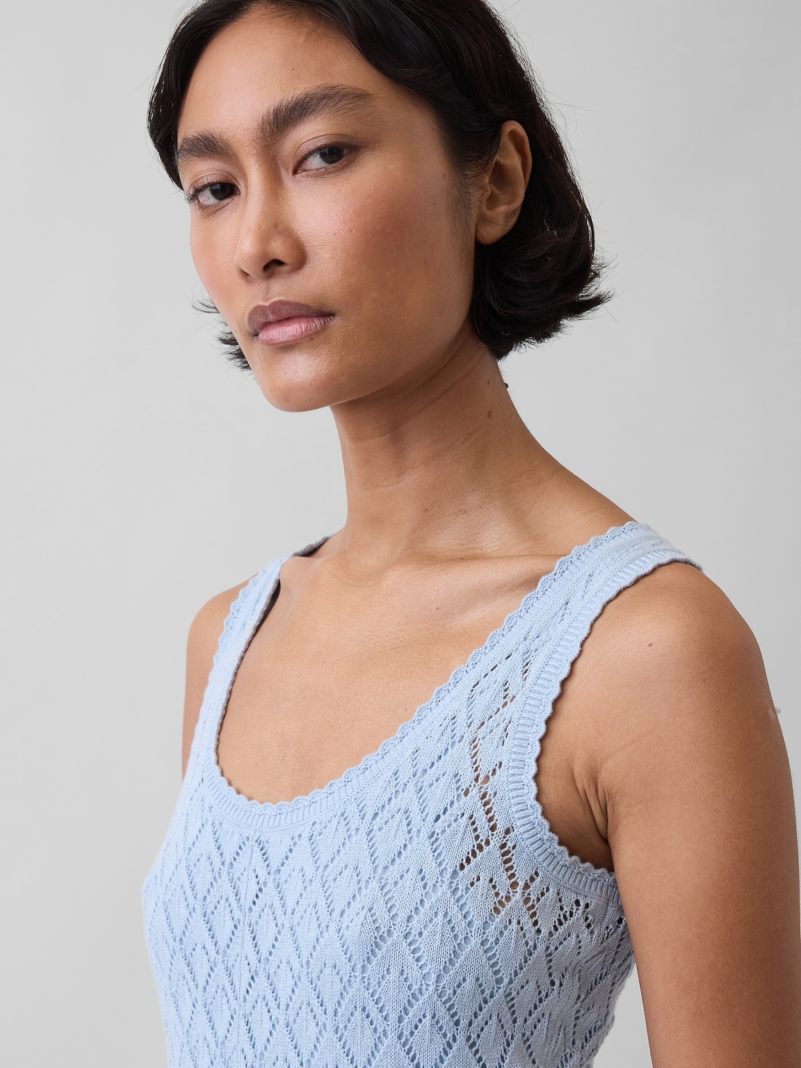 Pointelle Maxi Dress