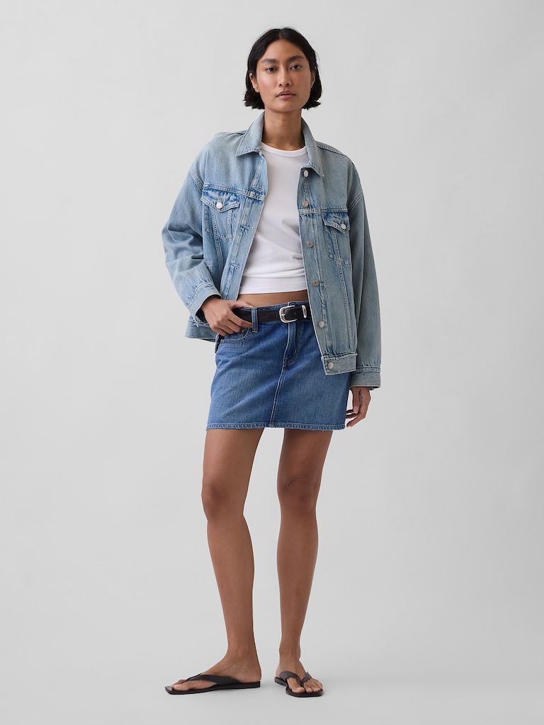 Denim Mini Skirt