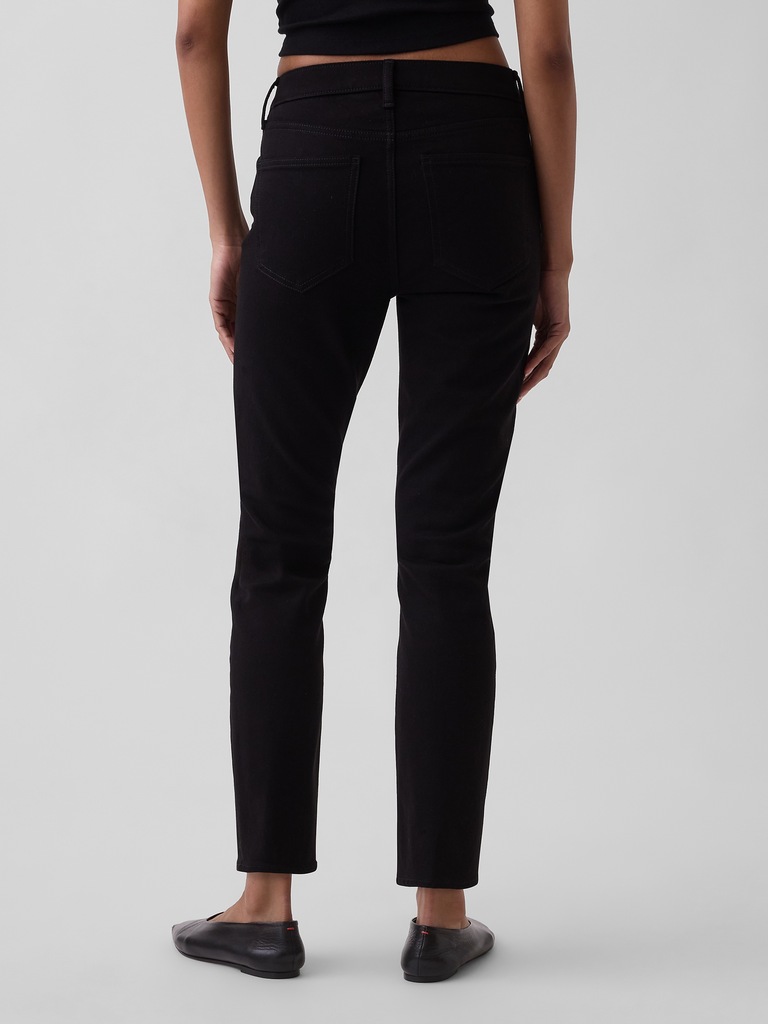 Mid Rise Vintage Slim Jeans