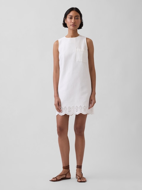 white christmas dresses Close To My Heart Shift Dress In Cream main image 0