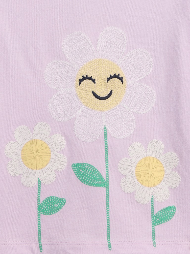 babyGap Ruffle 3D Graphic T-Shirt