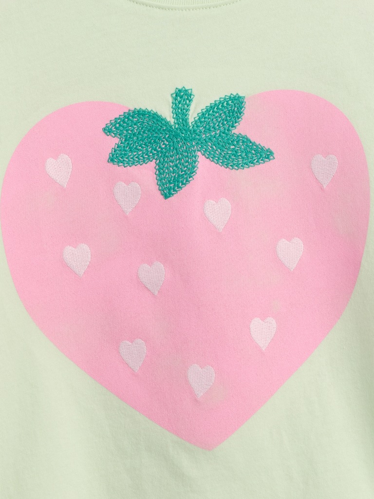 babyGap Ruffle 3D Graphic T-Shirt