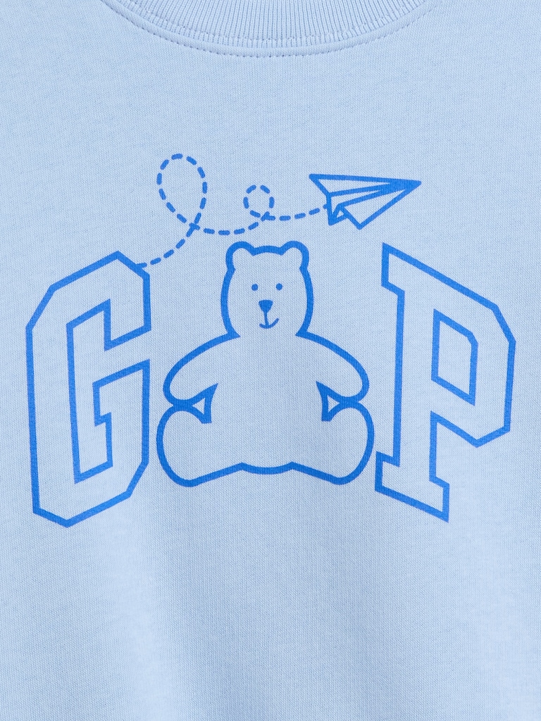 babyGap Logo Relaxed Crewneck Sweatshirt