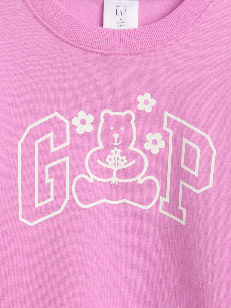 babyGap Logo Relaxed Crewneck Sweatshirt