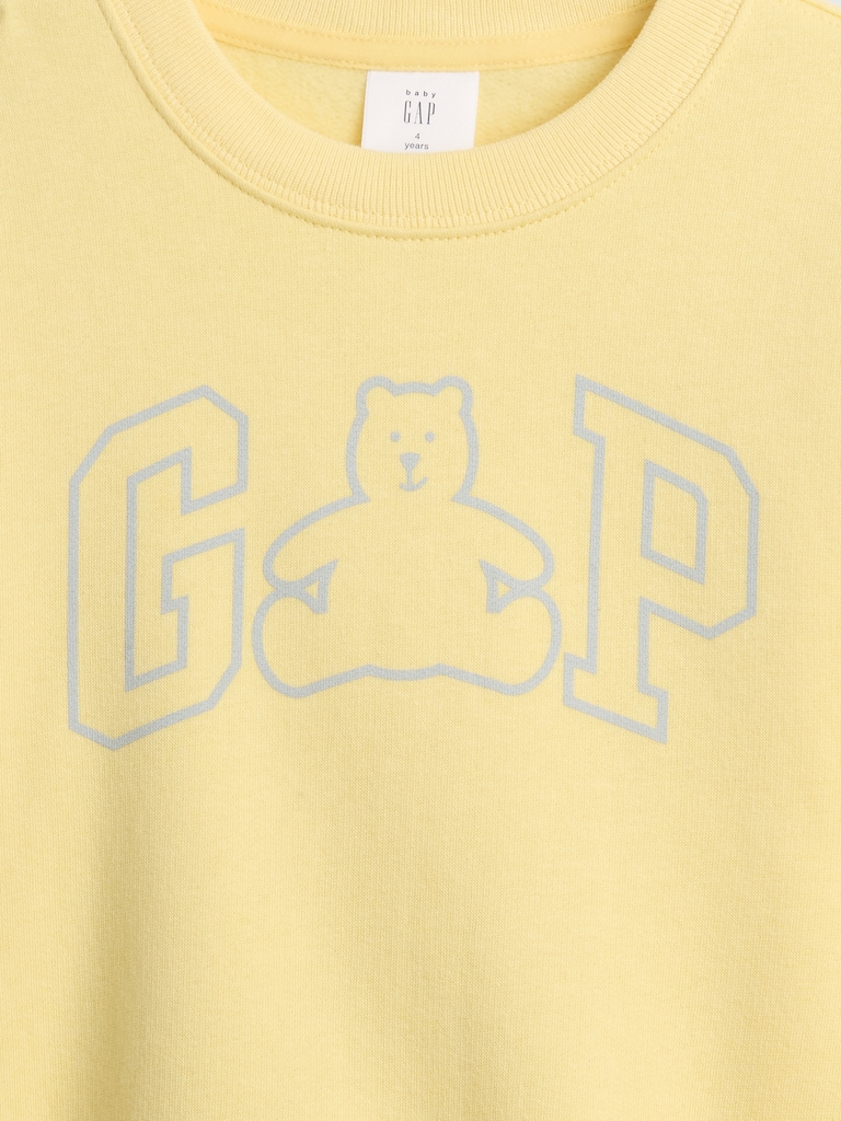 babyGap Logo Relaxed Crewneck Sweatshirt