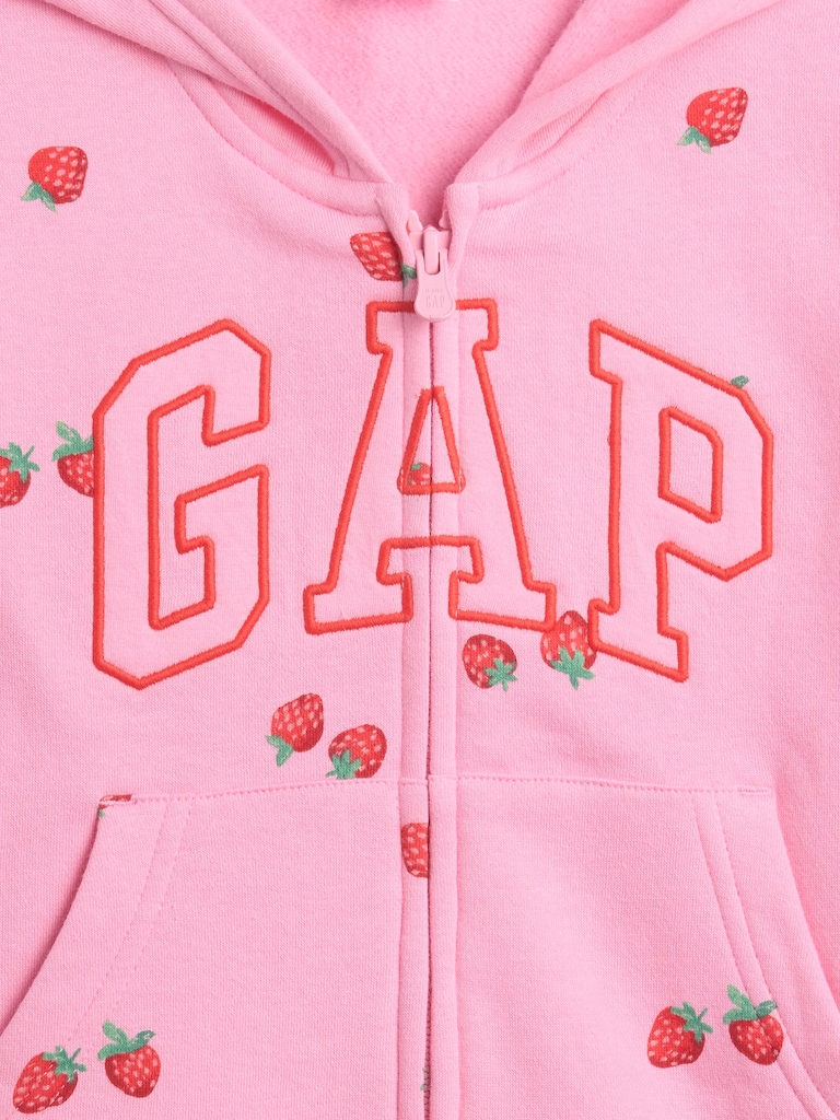 babyGap Relaxed Logo Zip Hoodie