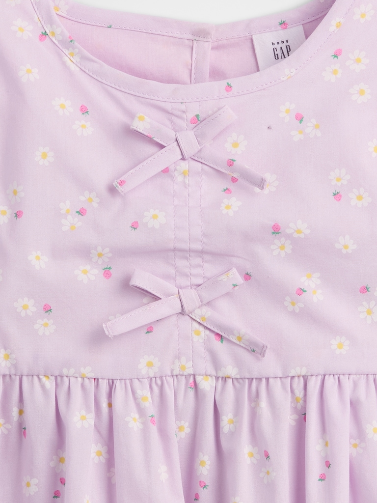babyGap Puff Sleeve Bow Dress