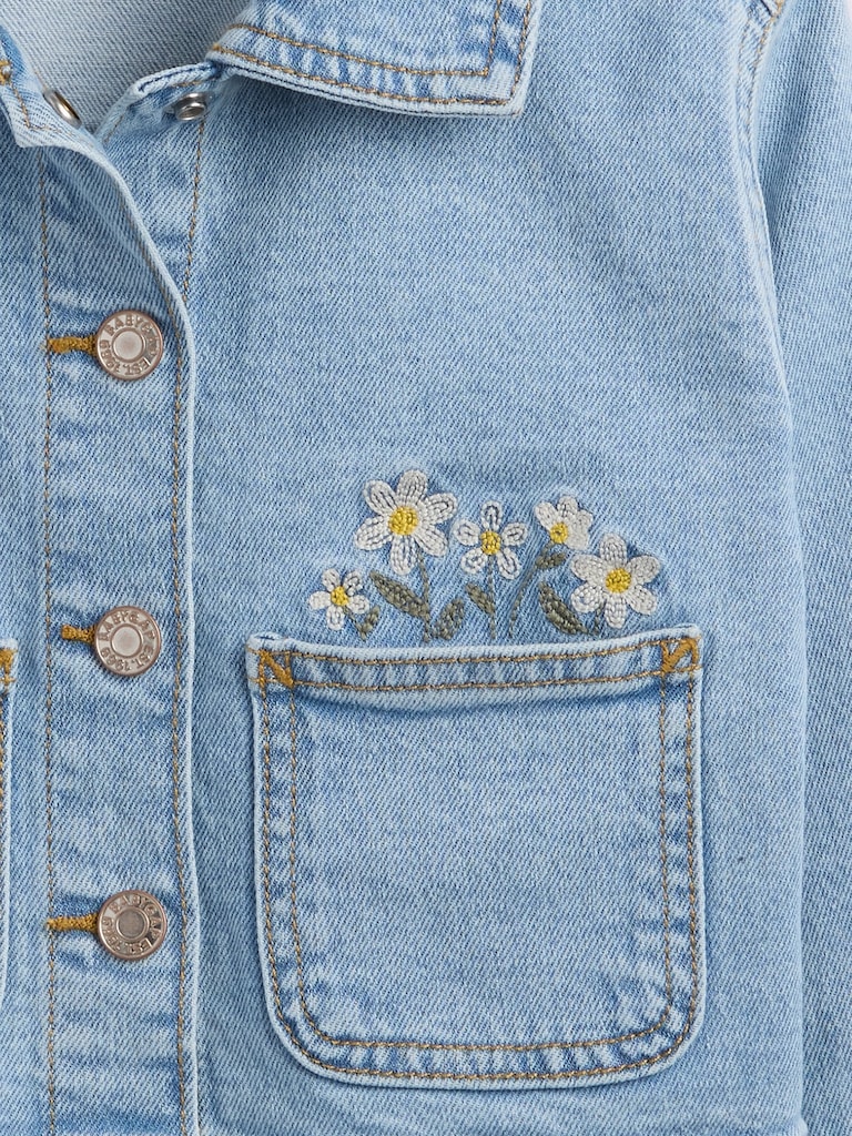 babyGap Embroidered Denim Jacket