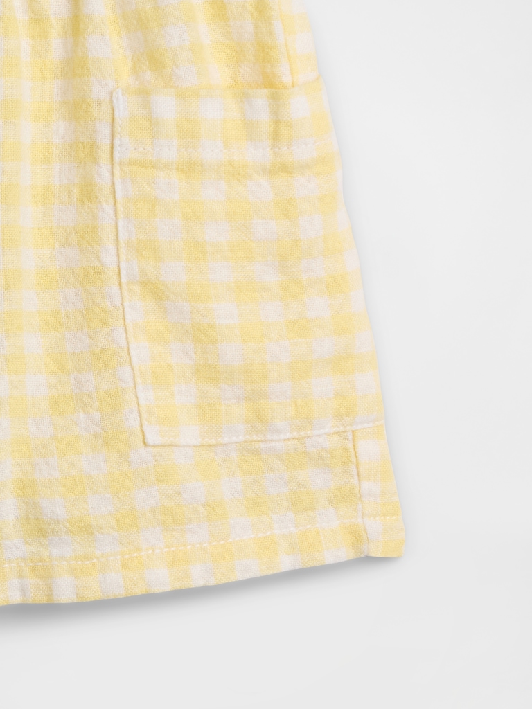 babyGap Pull-On Linen-Blend Shorts