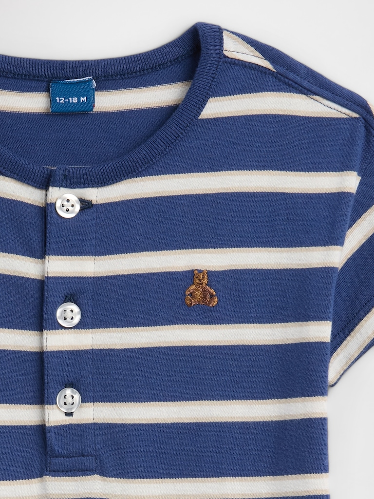 Baby Brannan Bear Henley One-Piece